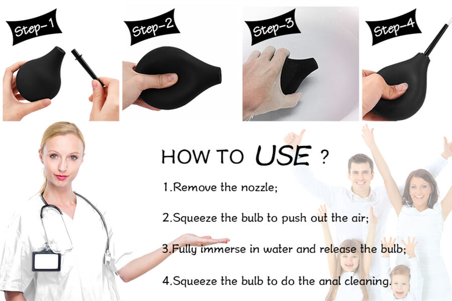 How to Use an Enema Bulb Amovibe