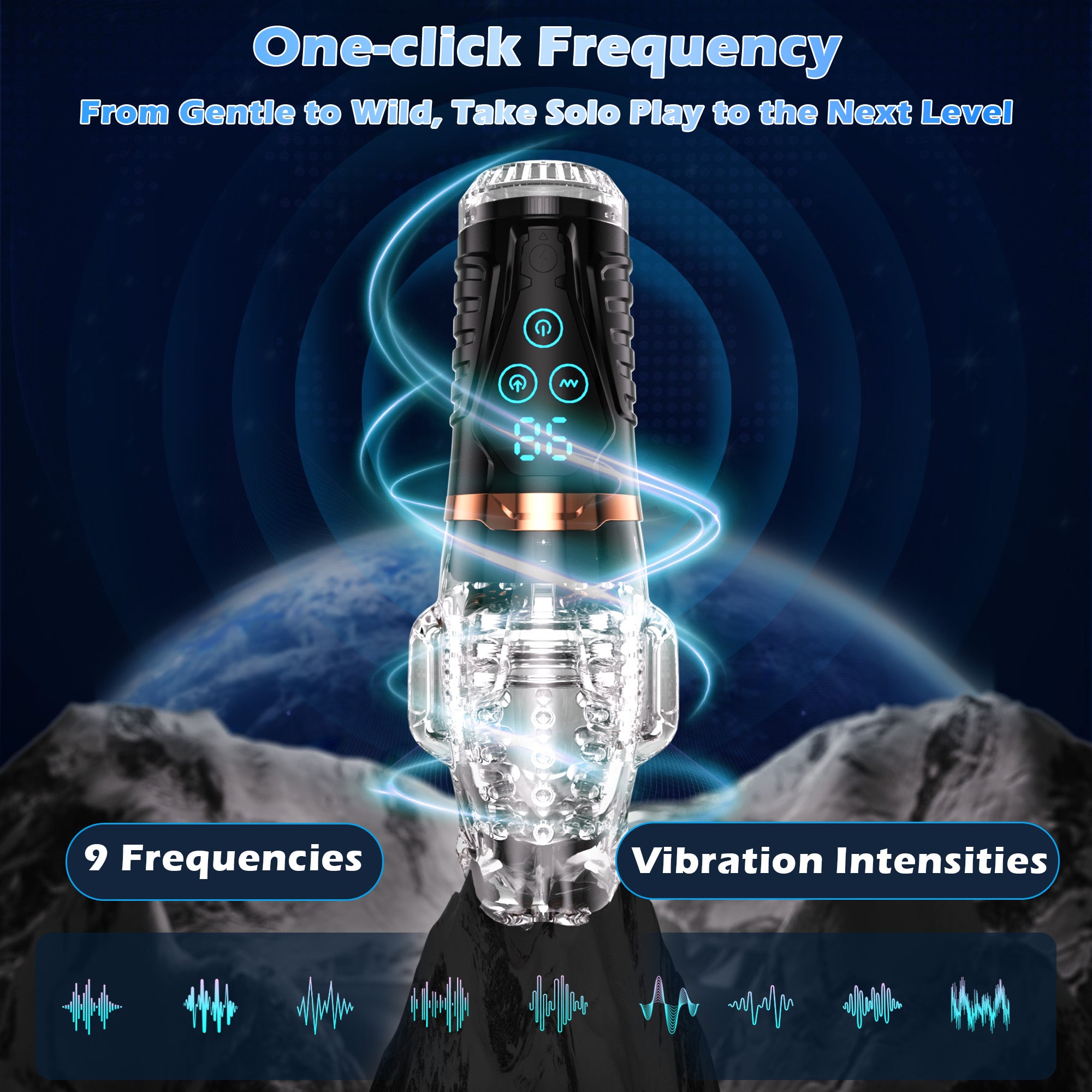 Alpha - Automatic Male Masturbator with Sucking & Vibrating Modes