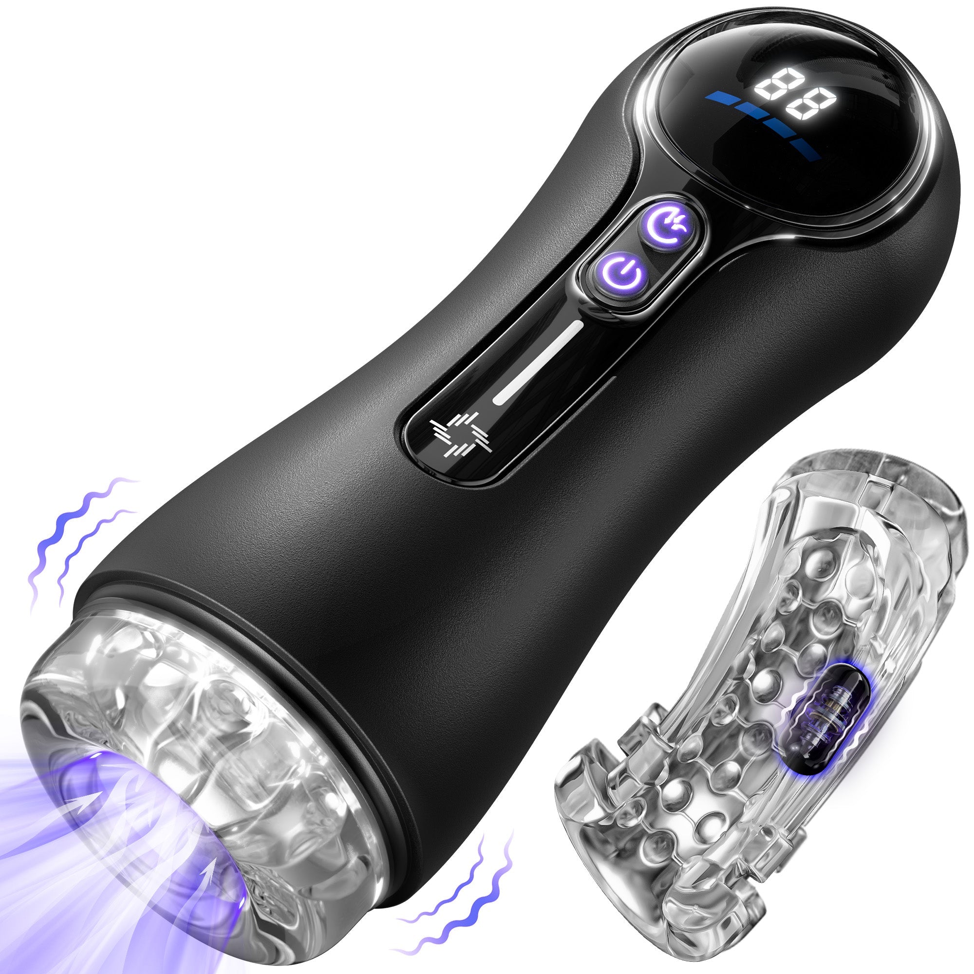 Advanced 2 in 1 Male Masturbator with 9 Vibration & 4 Sucking Modes