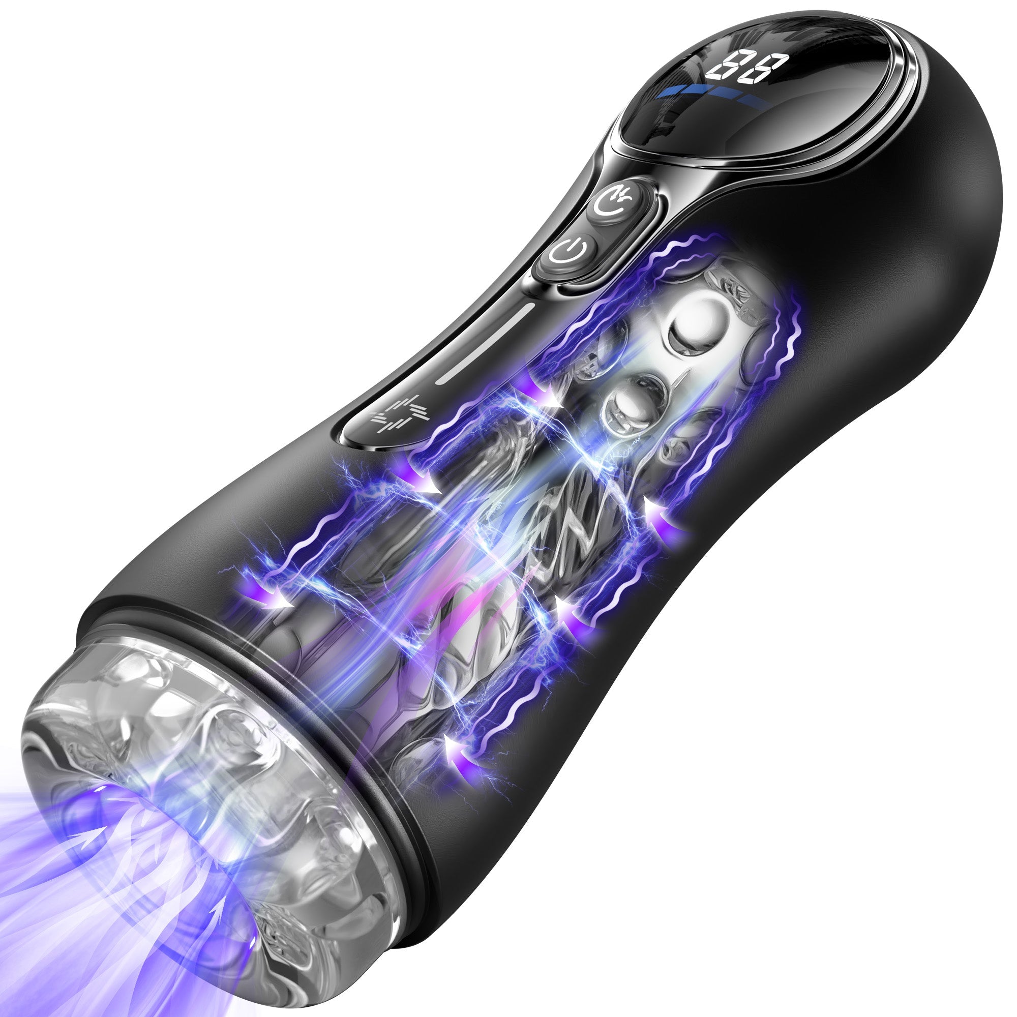 Advanced 2 in 1 Male Masturbator with 9 Vibration & 4 Sucking Modes