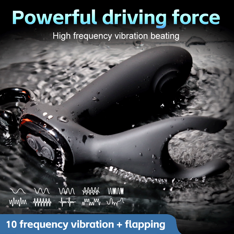 Prostate Massager with Vibration & Tapping Function