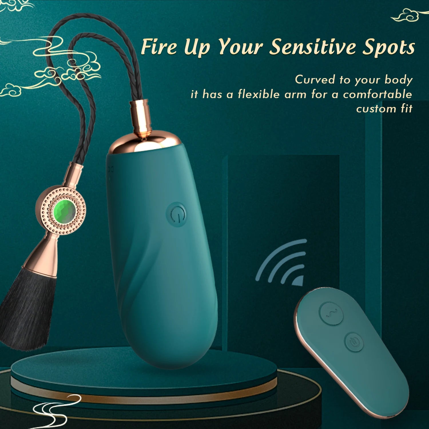 Remote Control Heating Bullet Vibrator