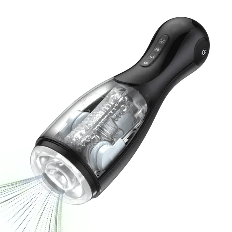 Good Night - Suction Masturbator with Airbag Squeezing, Suction & Vibr Amovibe Good Night - Suction Masturbator with Airbag Squeezing, Suction & Vibr Amovibe