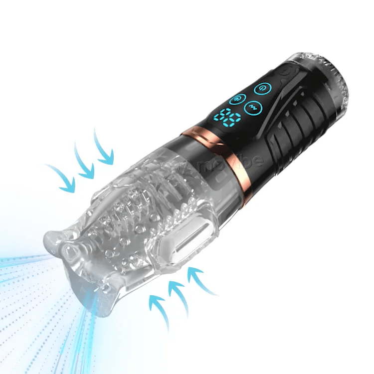Alpha - Automatic Male Masturbator with Sucking & Vibrating Modes Amovibe Alpha - Automatic Male Masturbator with Sucking & Vibrating Modes Amovibe