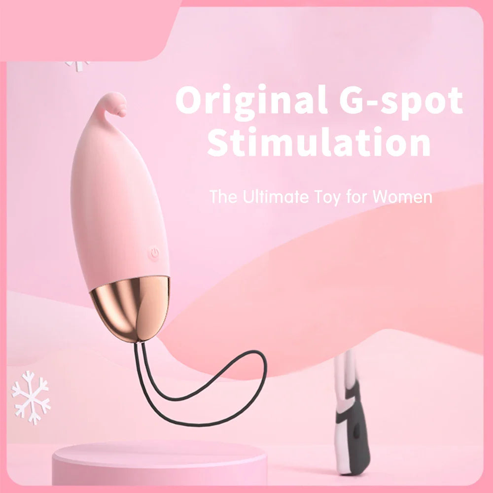Wireless vibrator with adjustable speeds for G-spot and clitoral bliss