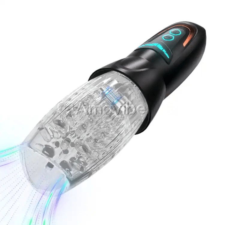 Dragon Pro - Automatic Rotating Masturbator with Thrusting & Vibrating Amovibe Dragon Pro - Automatic Rotating Masturbator with Thrusting & Vibrating Amovibe