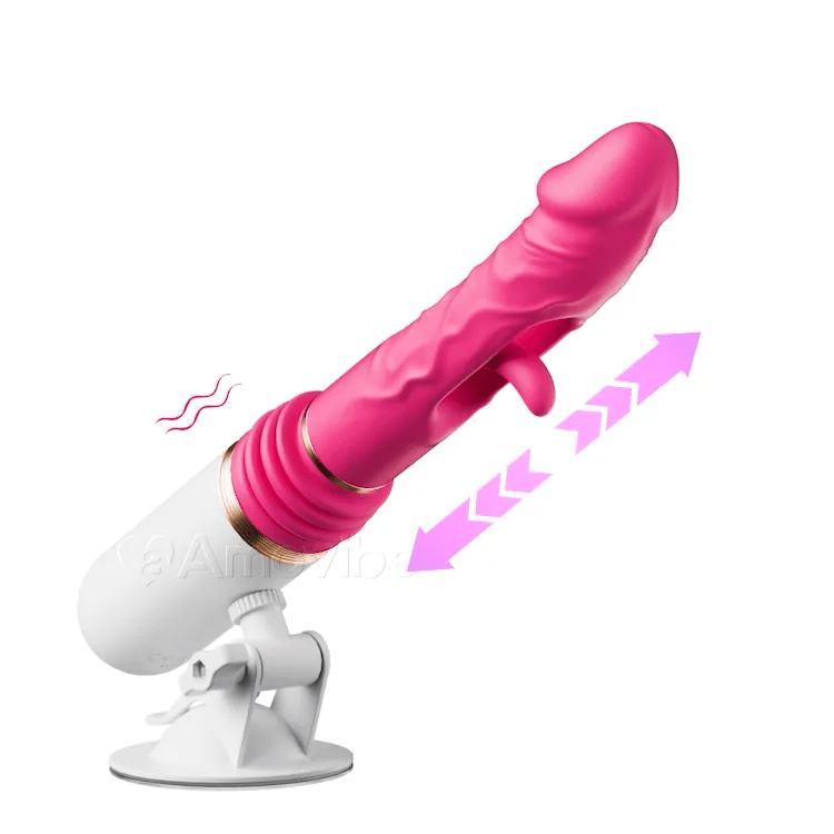 Thrusting Dildo Vibrator with Flapping & Vibrating PatternsSuction Ba Amovibe Thrusting Dildo Vibrator with Flapping & Vibrating PatternsSuction Ba Amovibe