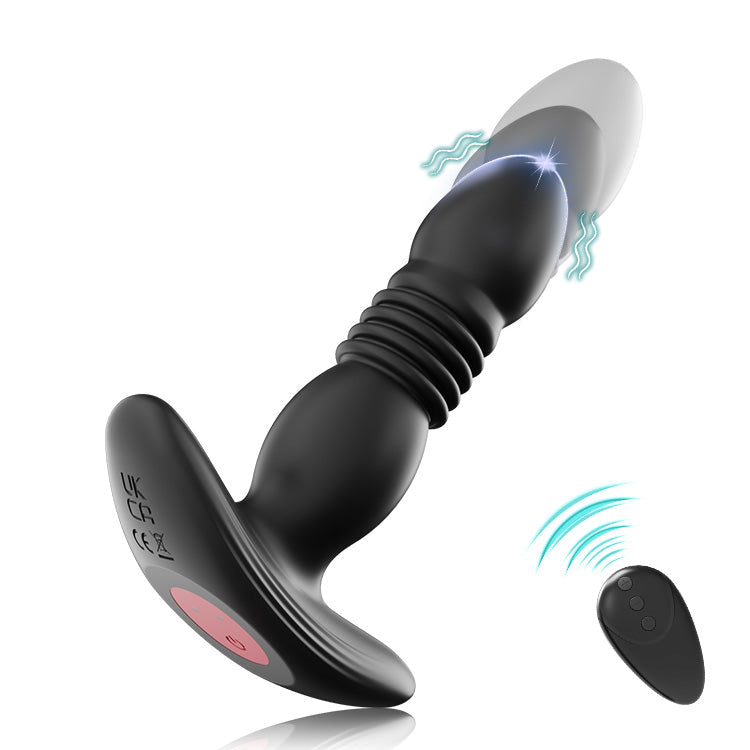 Expanding Vibrating Anal Plug with Remote Control and Multiple Speeds Amovibe Expanding Vibrating Anal Plug with Remote Control and Multiple Speeds Amovibe