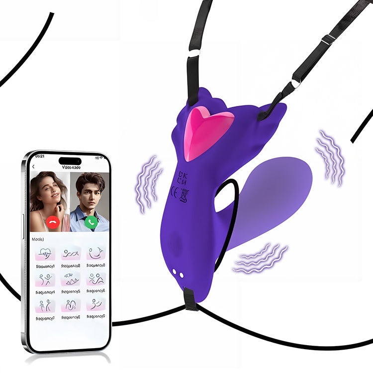 APP-Controlled Wearable Vibrator with Double Stimulation Amovibe APP-Controlled Wearable Vibrator with Double Stimulation Amovibe