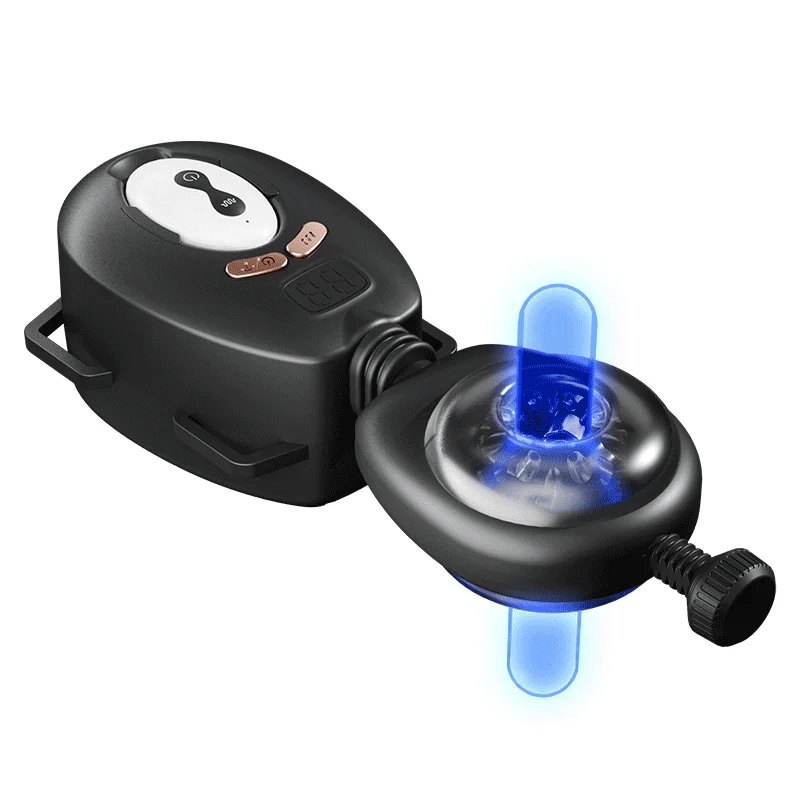 Wearable masturbator, adjustable tightness, remote control