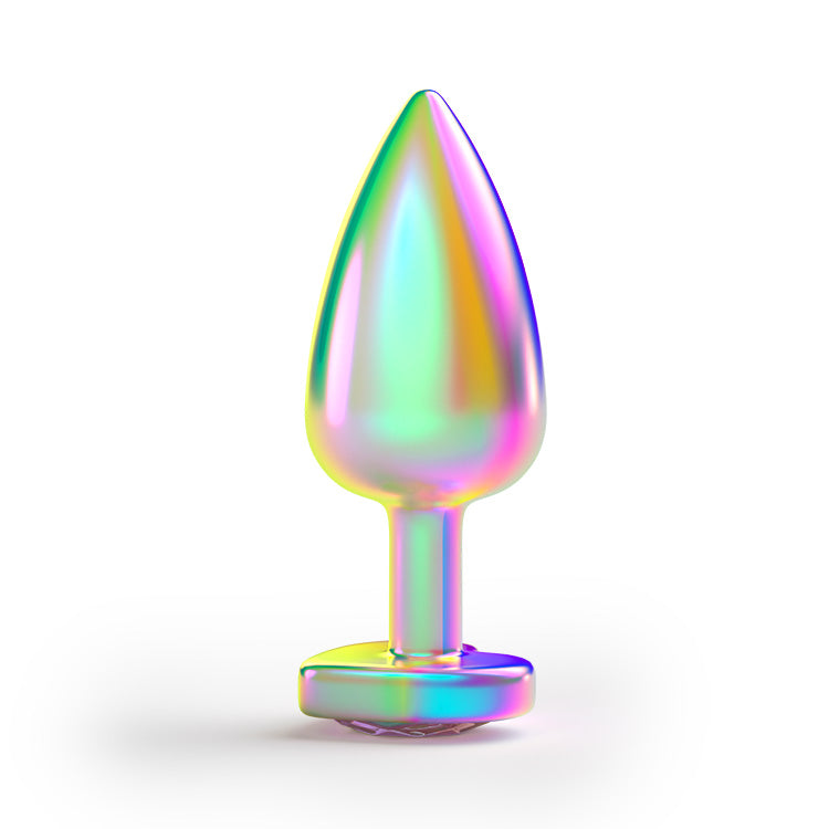 Sparkling Heart Metal Anal Plug Set