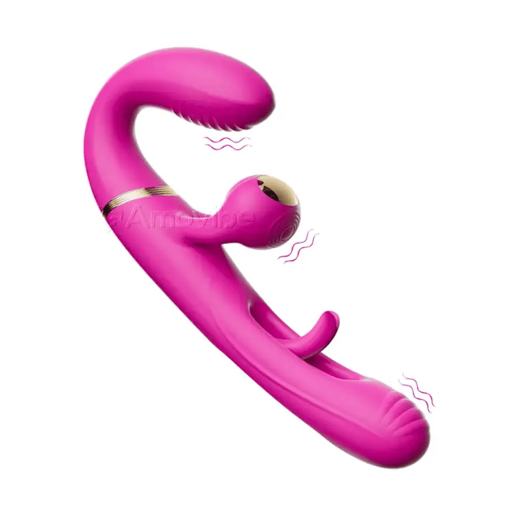 4-Motor Double Ended Dildo with 10 Vibration & Slapping Modes Amovibe 4-Motor Double Ended Dildo with 10 Vibration & Slapping Modes Amovibe