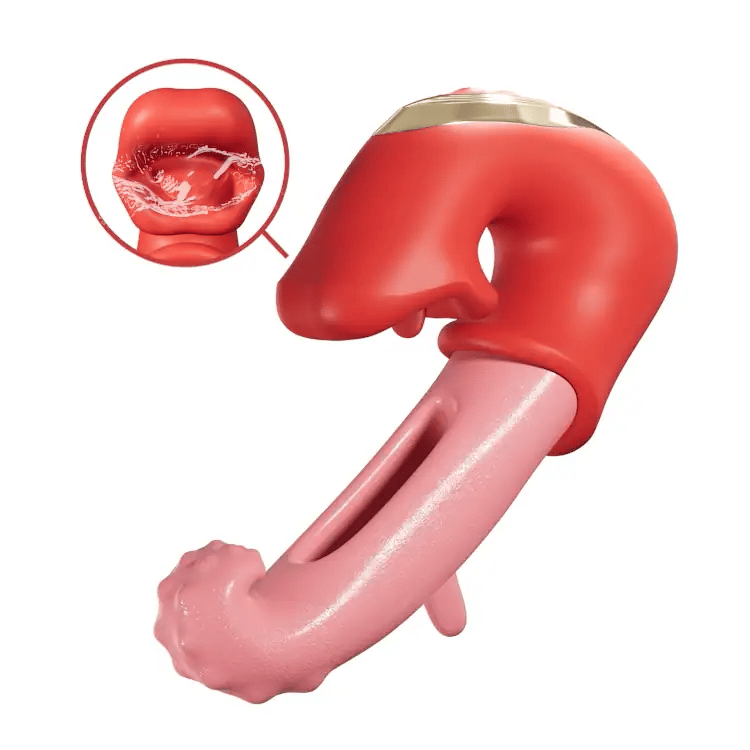 Clitoral Flapping Vibrator – Waterproof with Licking & Teasing Modes