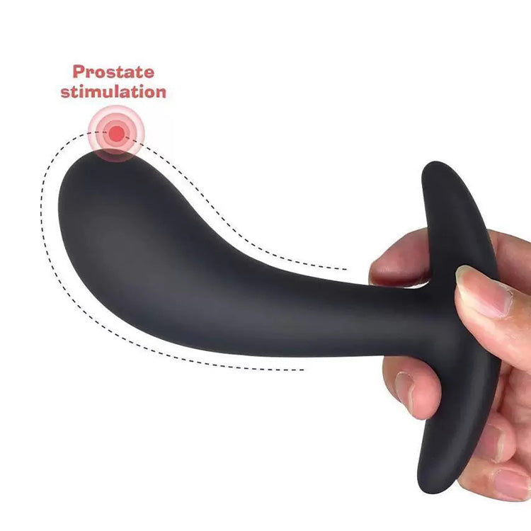 Curved Silicone Butt Plug Set (3 Pieces)