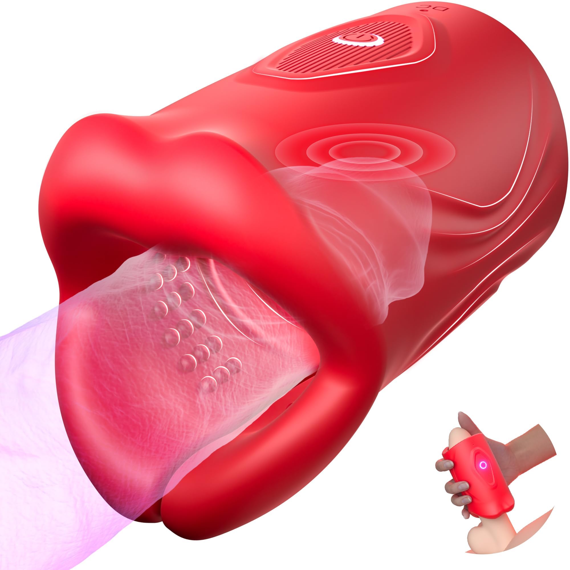Powerful 9-Mode Vibrating Male Masturbator – Hands-Free Training