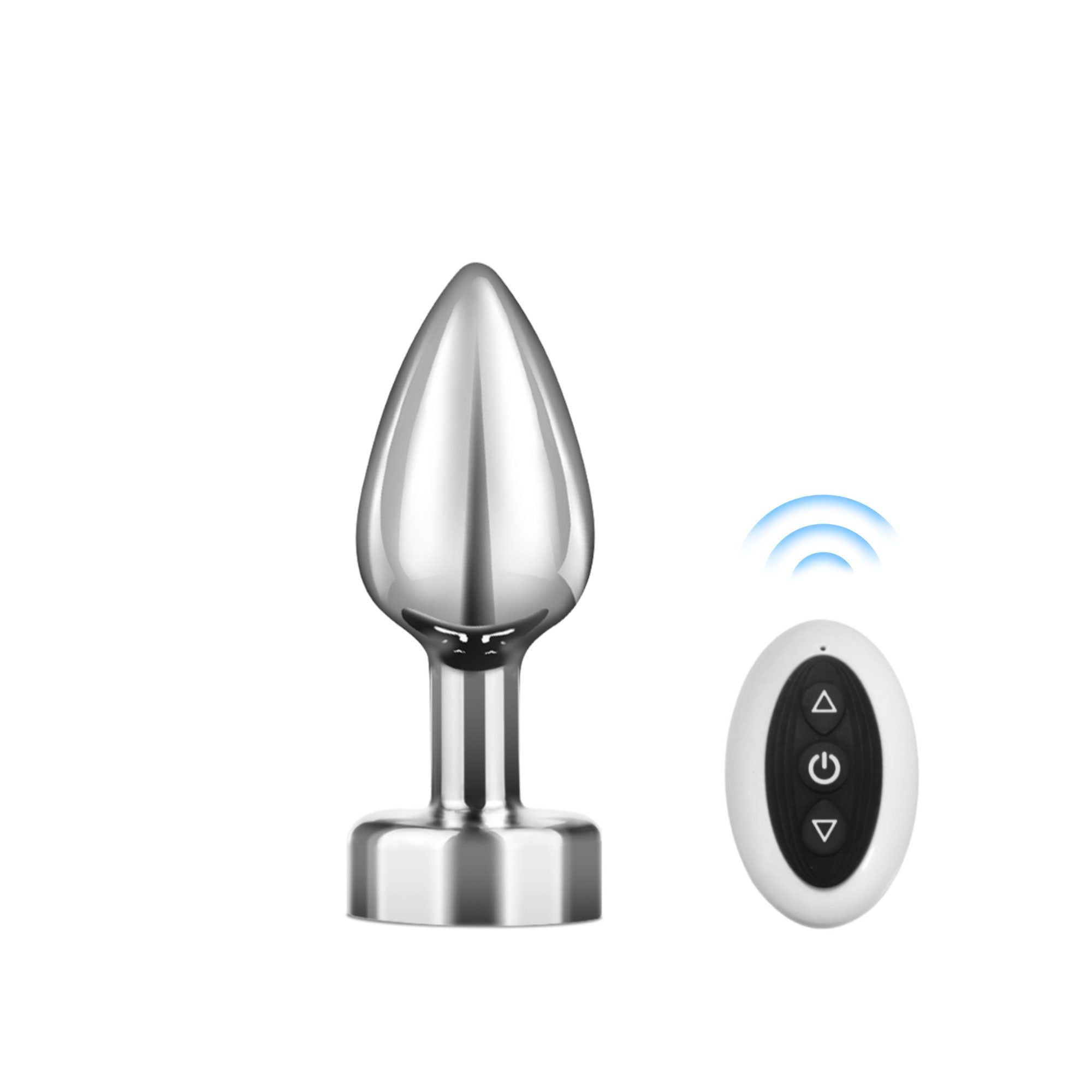 Alf - 7-speed remote control electric stainless steel anal plug Amovibe Alf - 7-speed remote control electric stainless steel anal plug Amovibe