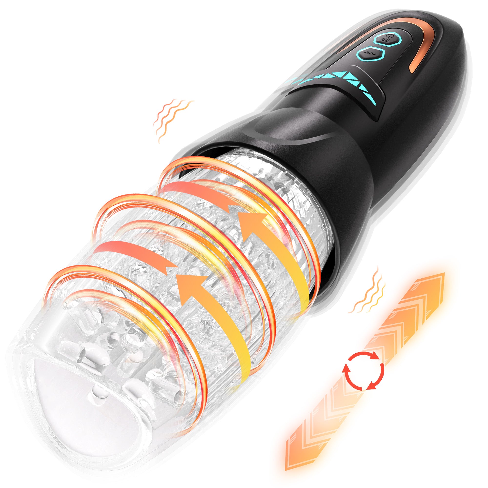 Dragon Pro - Automatic Rotating Masturbator with Thrusting & Vibrating