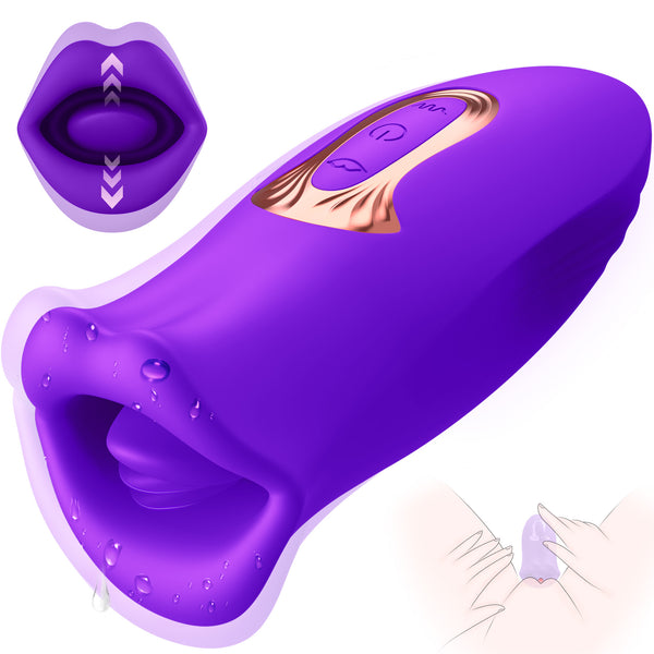 ElegaLure - Clitoral Vibrator with Kissing Lips & Vibrating Tongue