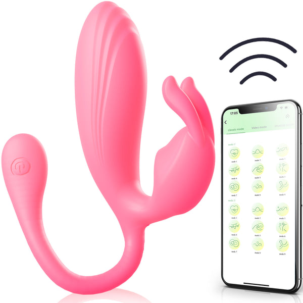 Hiyi - App Clitoral Vibrator with Dual motors