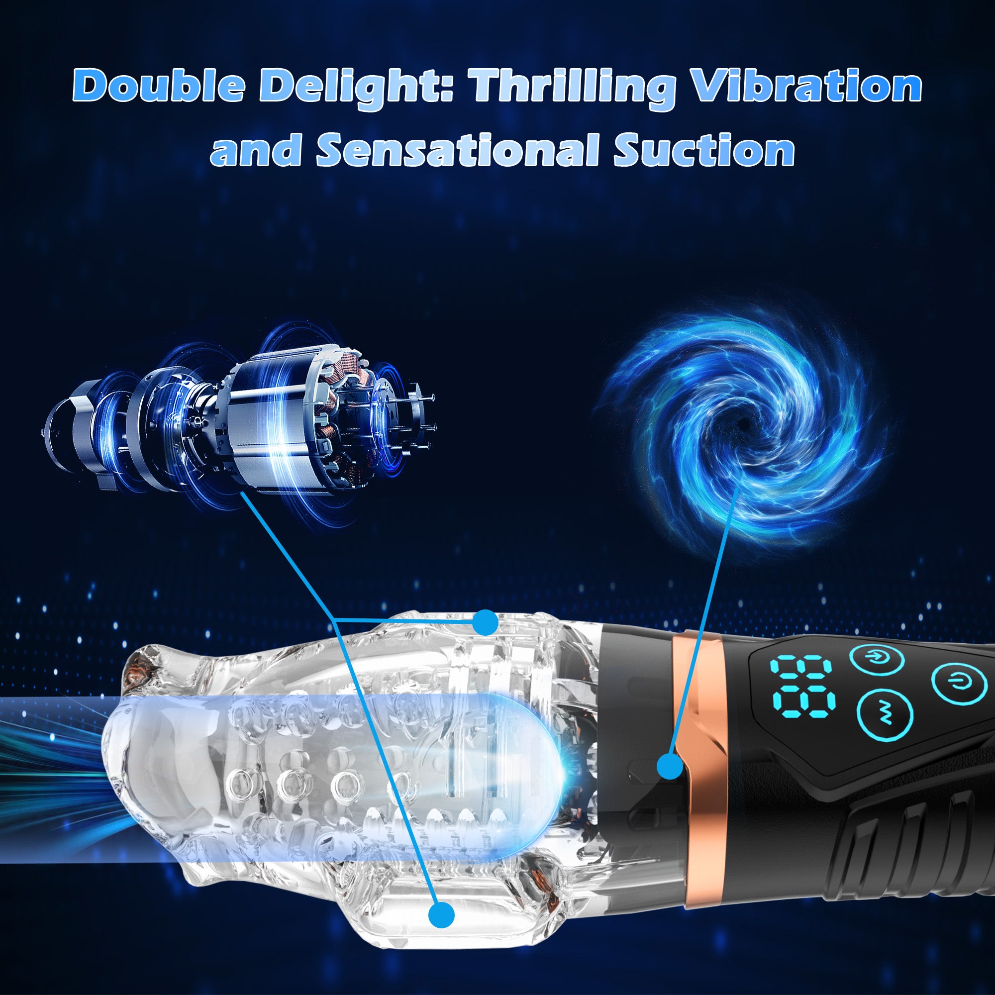 Alpha - Automatic Male Masturbator with Sucking & Vibrating Modes Amovibe Alpha - Automatic Male Masturbator with Sucking & Vibrating Modes Amovibe