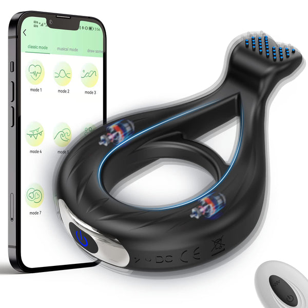 ZenGrip - Vibrating Cock Ring with App & Remote Control