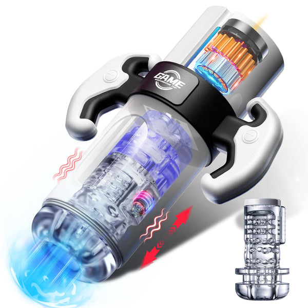 Equinox - Automatic Masturbator with Thrusting & Vibrating Design