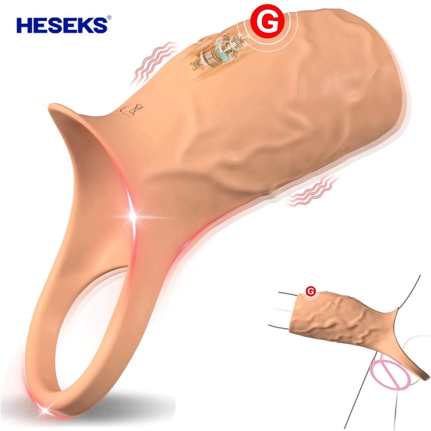 Vibrating Cock Ring | G-Spot Stimulation & Testicle Massage | Delay Ej Amovibe Vibrating Cock Ring | G-Spot Stimulation & Testicle Massage | Delay Ej Amovibe