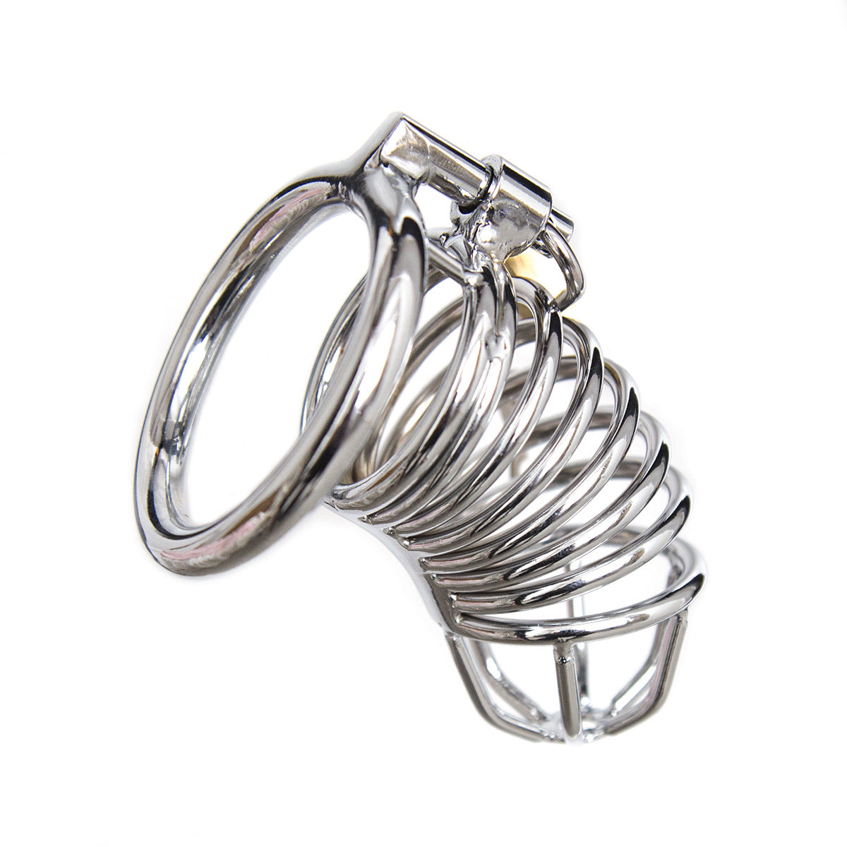 Lock-In Passion: Metal Penis Sleeve with Lock