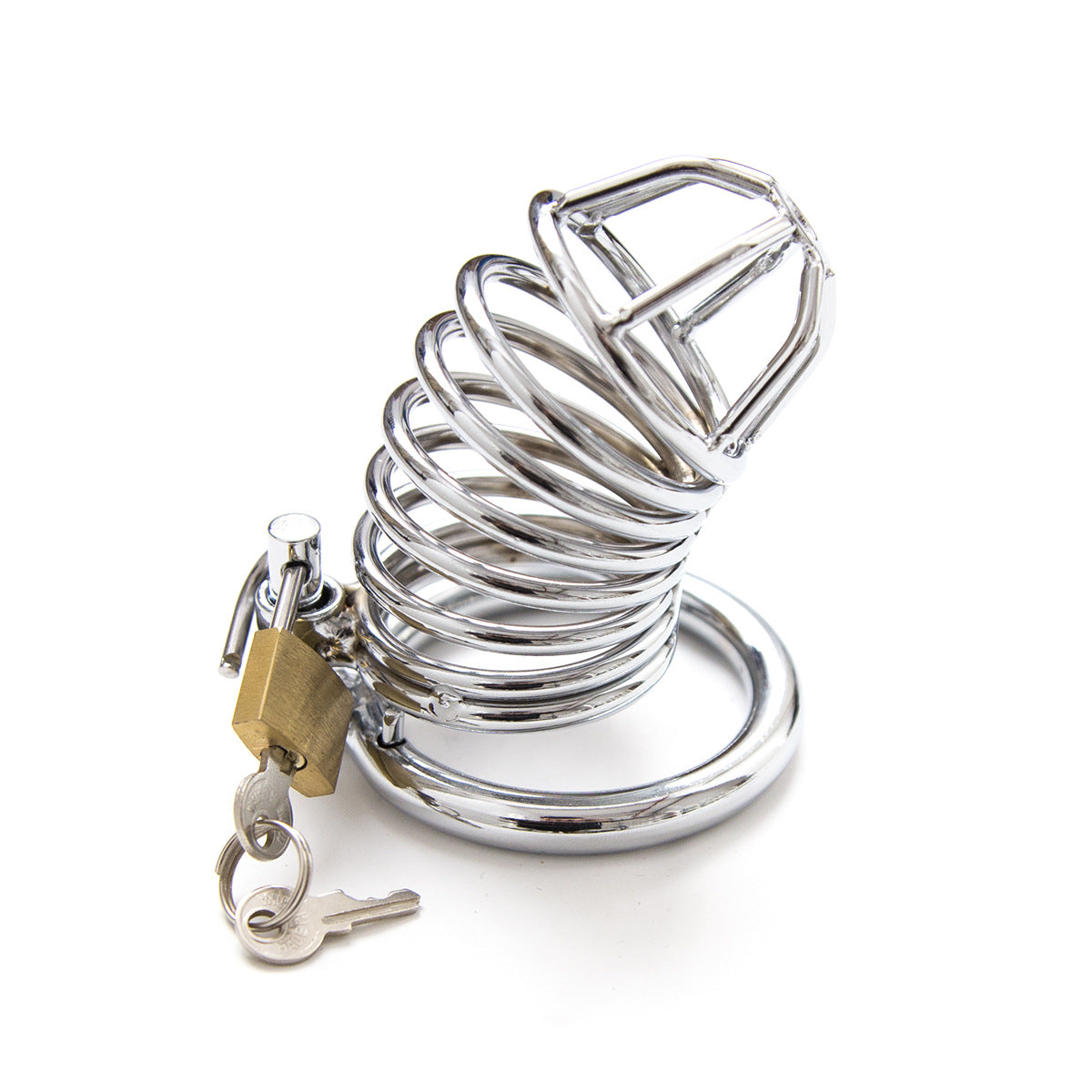 Lock-In Passion: Metal Penis Sleeve with Lock