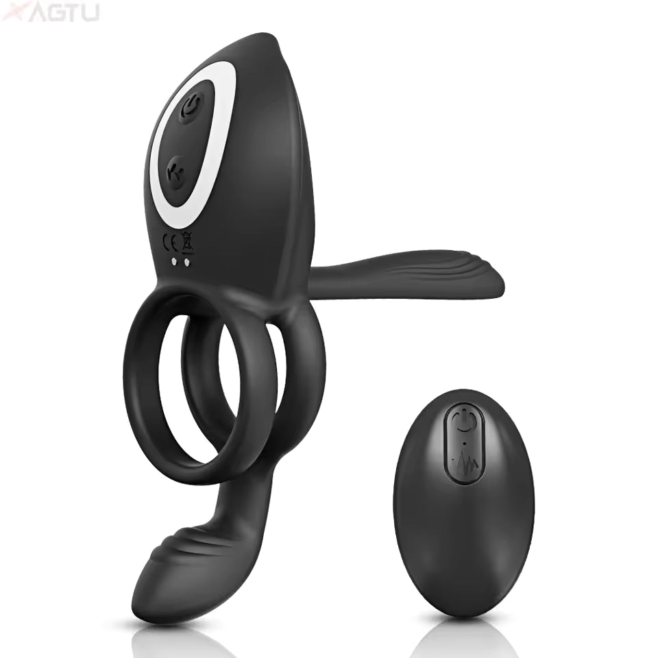 Cock Ring Vibrator for Men – Delay Ejaculation & Penis Enhancement
