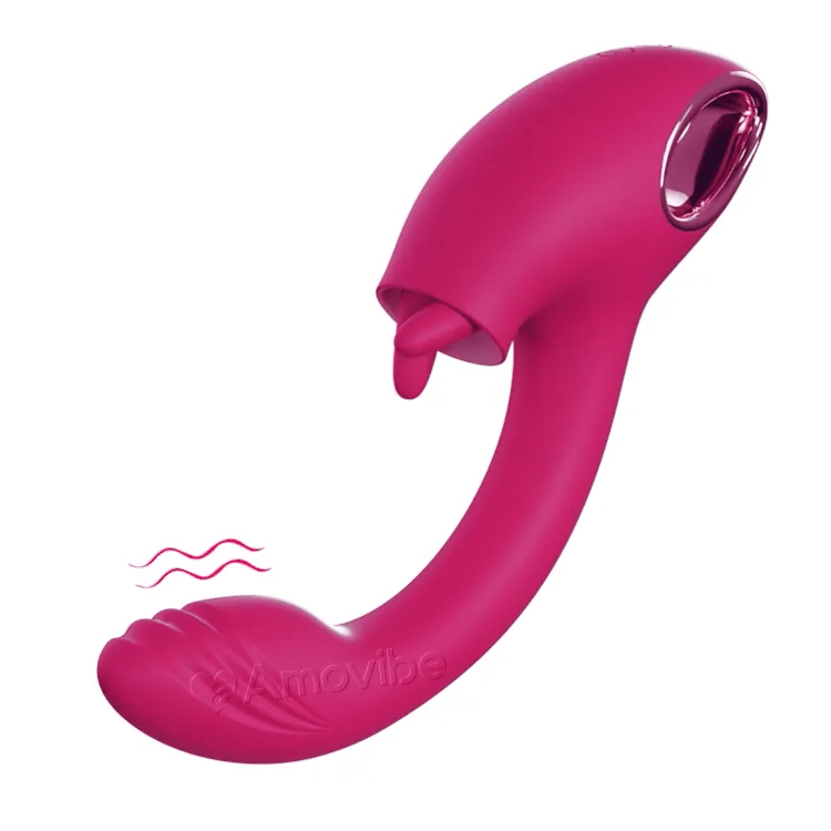 G Spot Vibrator with Dual-licking Function