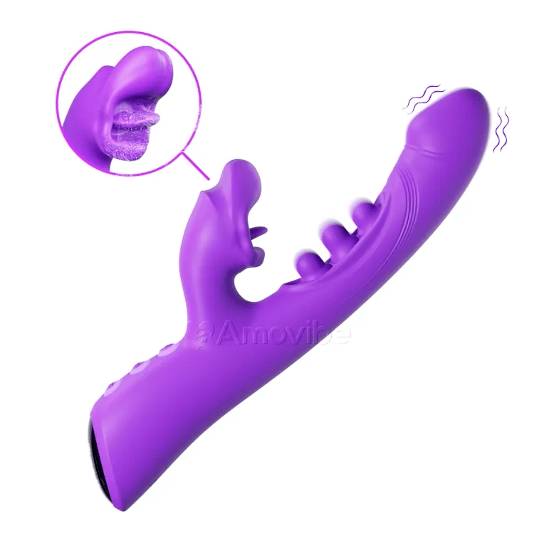 Kissing & Triple-Tap Vibrator – Clit & G-Spot Stimulation