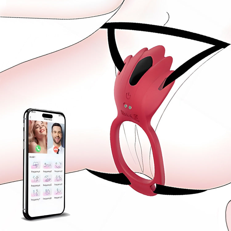 Strap-On Wearable Clitoral Vibrator with APP Control