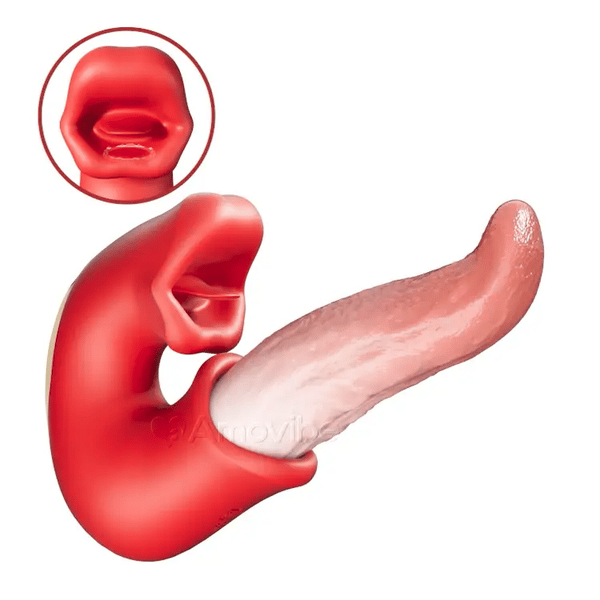 3-in-1 Women's Vibrator – G-Spot Thrusting & Licking Toy