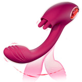 G Spot Vibrator with Dual-licking Function