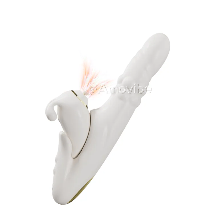 App-Controlled Split 2-in-1 Suction & Thrusting Vibrator