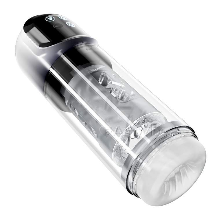 Automatic Sucking Male Masturbator with Rotating Function & Tongue Assist