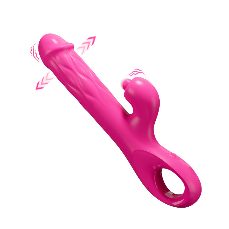 3-in-1 G-Spot & Clitoral Vibrator with Tapping and Expanding Motion