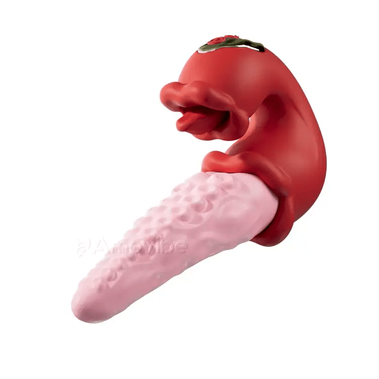 2-in-1 Octopus Tongue-Tease Vibrator – 10 Vibration Modes