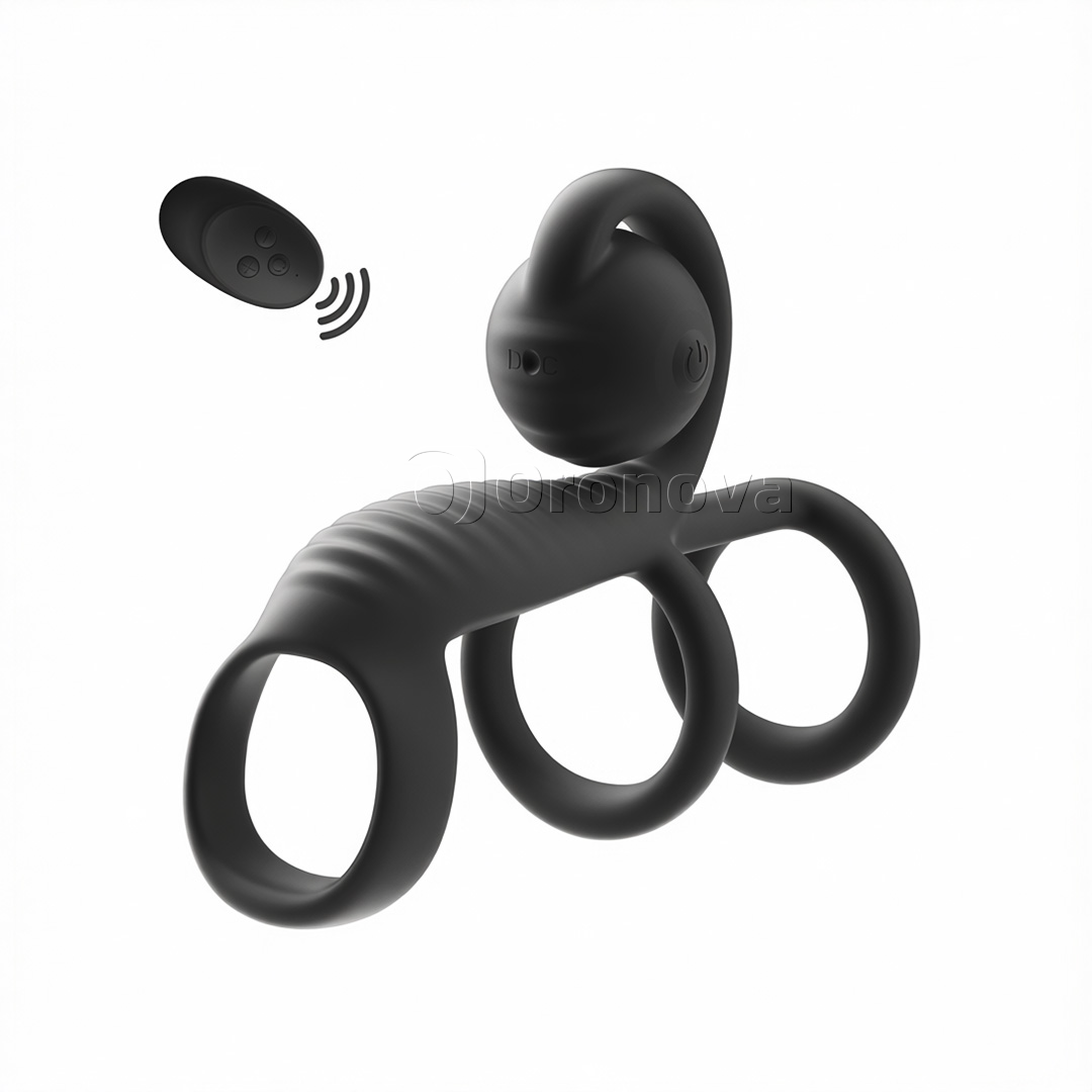 Three-Ring Design | Dual Vibration | Rounded Vibration Head
