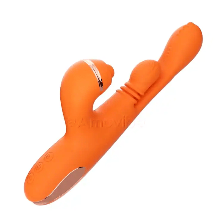 G Spot Vibrator with Circular Motion Massaging, Vibration & 3 Sleeves Amovibe G Spot Vibrator with Circular Motion Massaging, Vibration & 3 Sleeves Amovibe