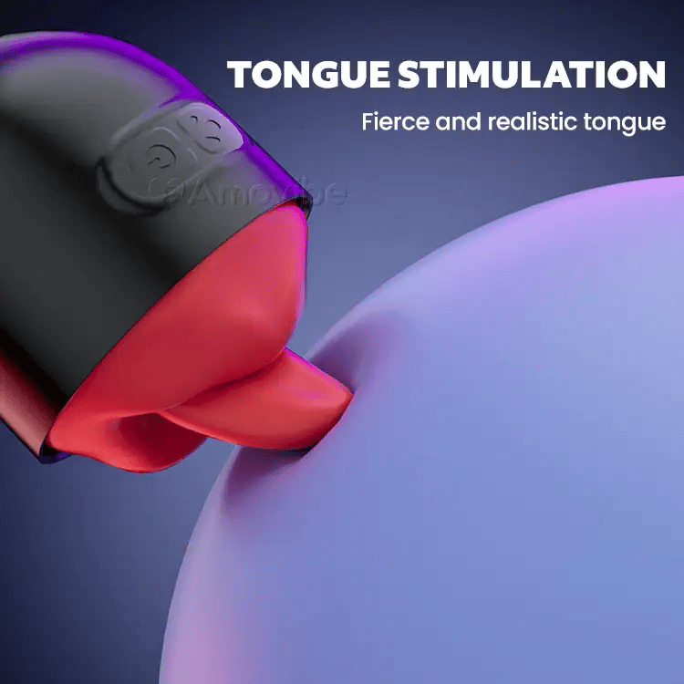 App Controlled Male Masturbator with 9 Tongue Licking & Vibration Mode Amovibe App Controlled Male Masturbator with 9 Tongue Licking & Vibration Mode Amovibe