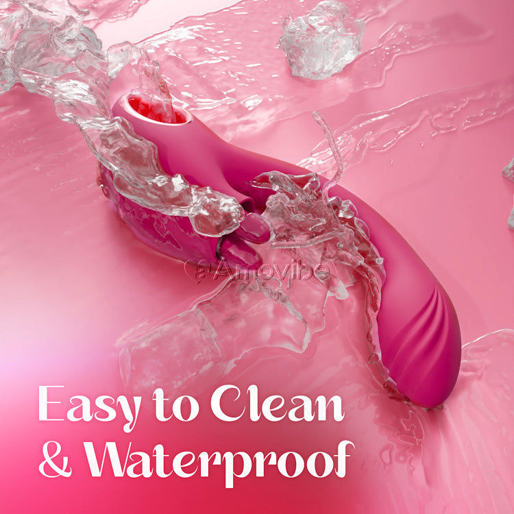 G Spot Vibrator with Dual-licking Function