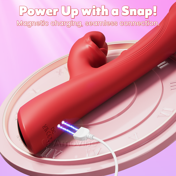 Kissing & Triple-Tap Vibrator – Clit & G-Spot Stimulation