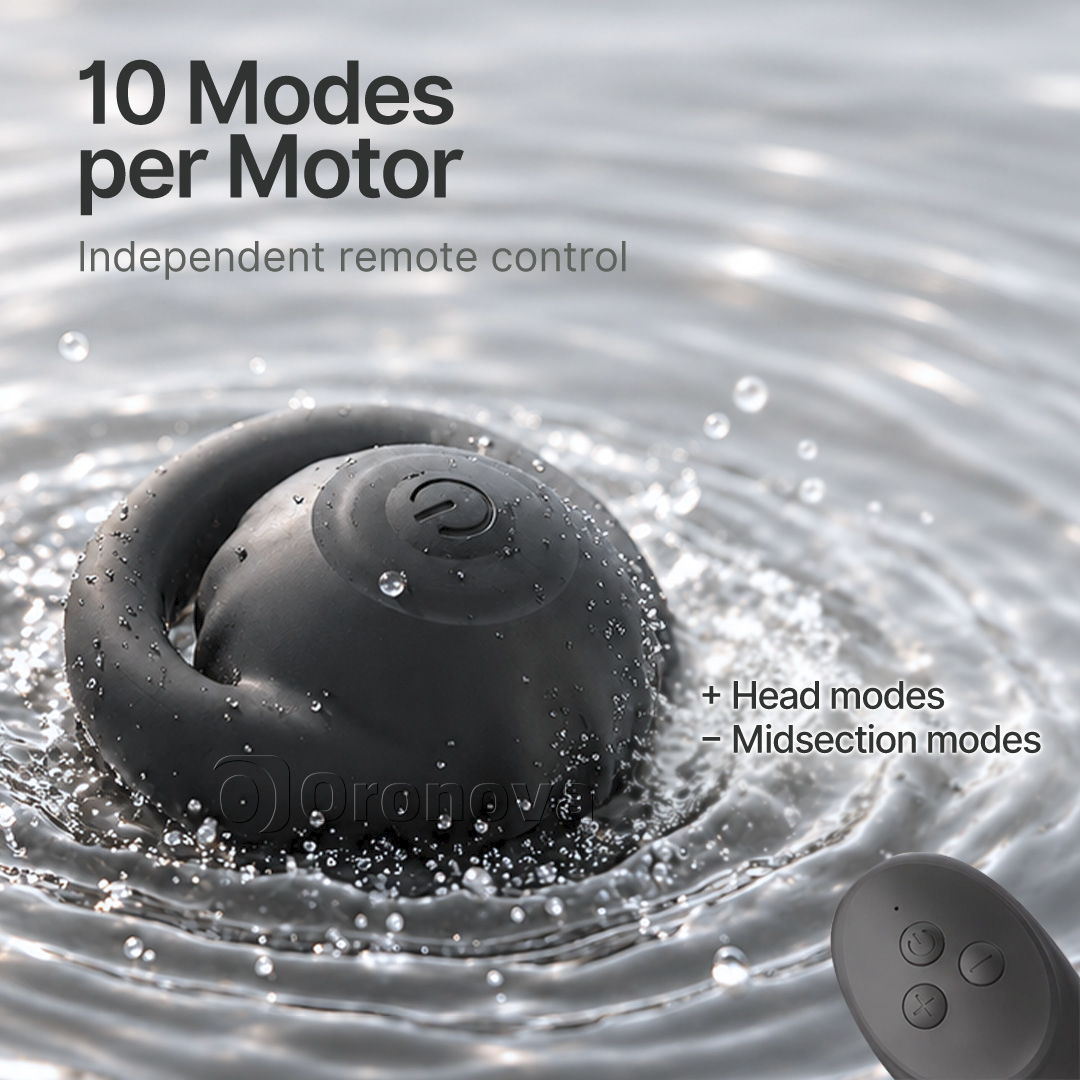 Three-Ring Design | Dual Vibration | Rounded Vibration Head