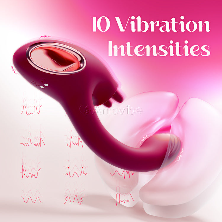 G Spot Vibrator with Dual-licking Function