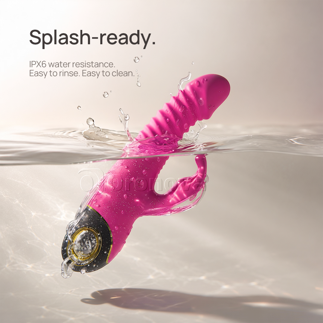 3-in-1 Rabbit Vibrator Thrusting + 9 Vibration Modes