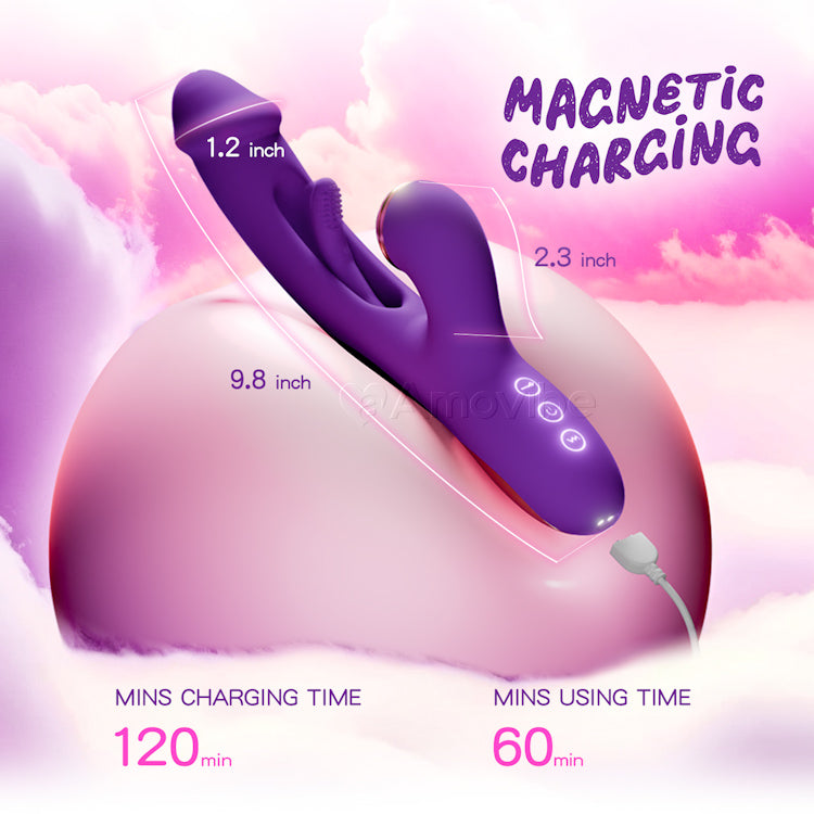 G Pro Ultra - Innovative Flapping G spot Vibrator with Replaceable Silicone Sleeves for Tapping, Tickling & Licking Function