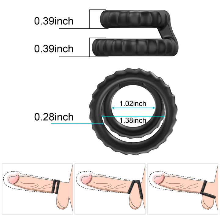 double vibrating cock ring