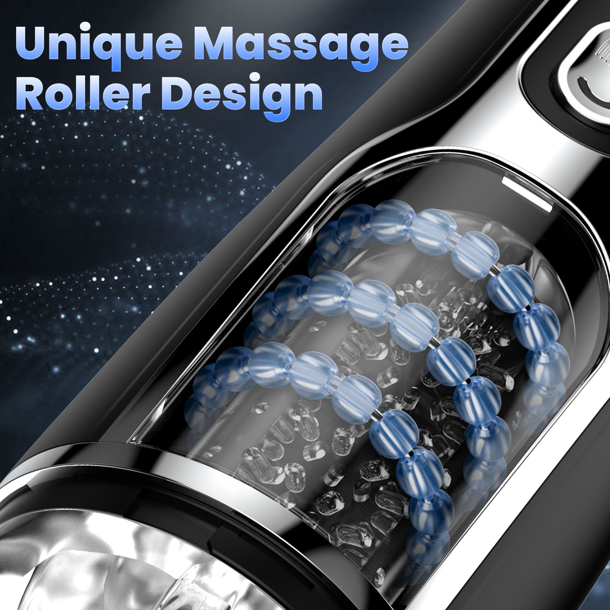 Stroking & Vibration Male Masturbator with Massaging Beads Amovibe Stroking & Vibration Male Masturbator with Massaging Beads Amovibe